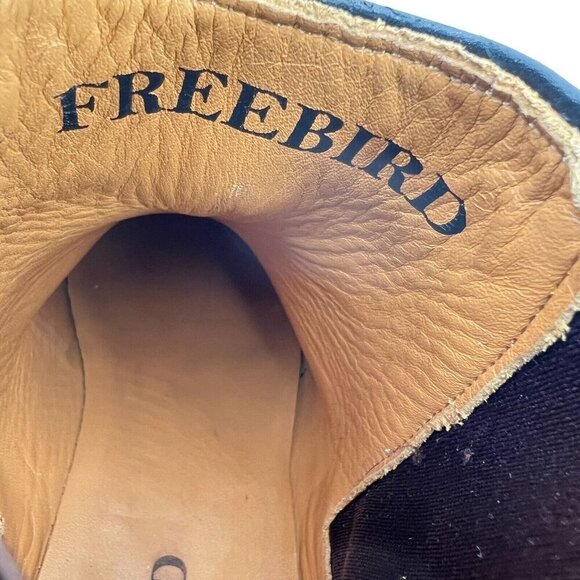 Freebird Palmer Men Size 11 9969 Black Leather Side Elastic Pull On Chelsea boot - Picture 12 of 16